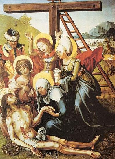 Albrecht Durer Die sieben Schmerzen Maria, Mitteltafel